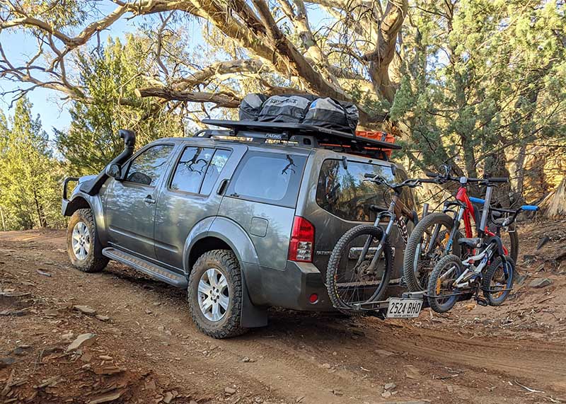 Bike Rack with Profile Car Mount Kit for Nissan X-TRAIL