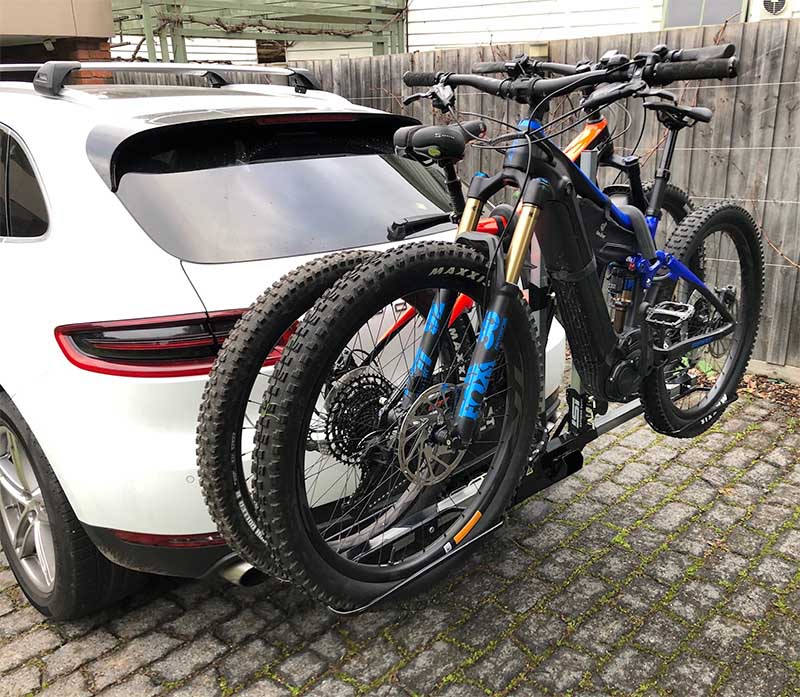 Bike Rack and Car Mount Kit for a Porsche Macan
