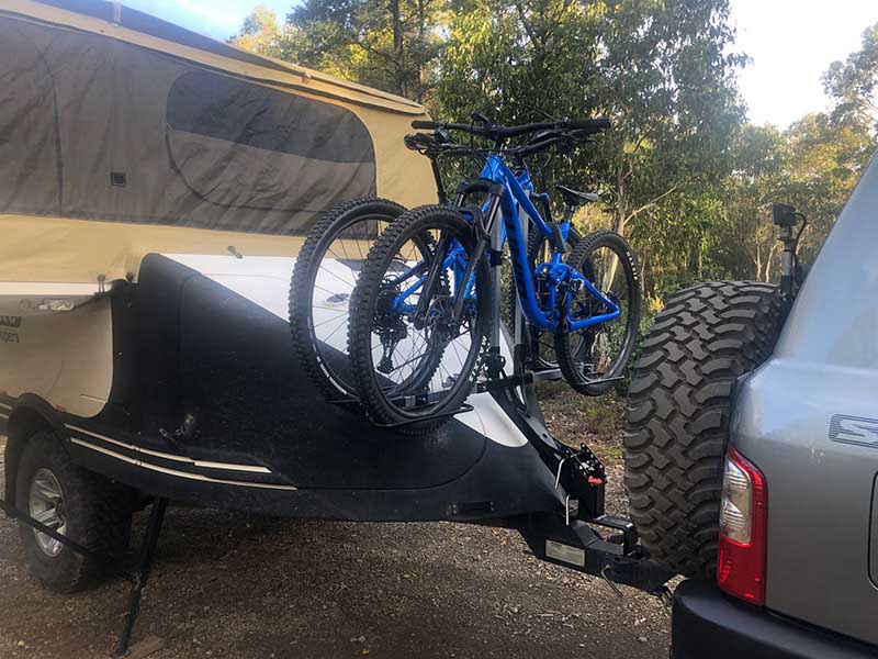 Two Bicycle Carrier for Nissan and Camper Trailer