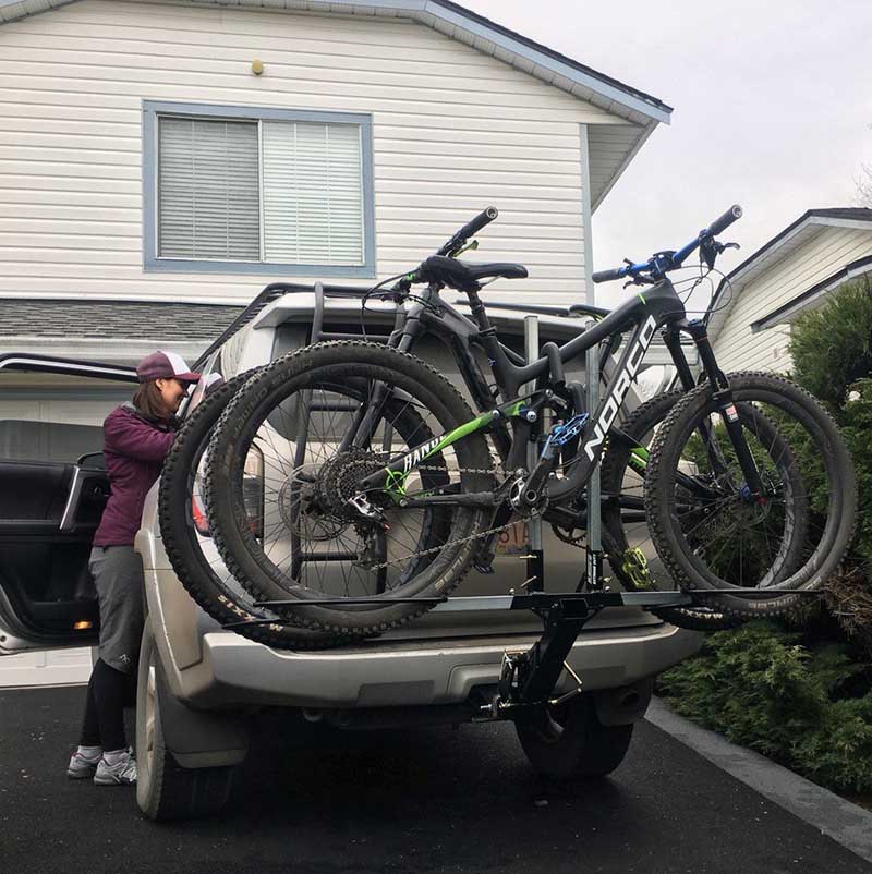 Two Bicycle Rack for a Toyota 4Runner (USA)