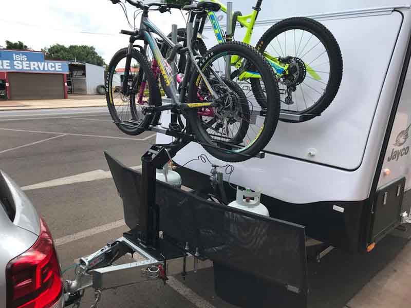 Bike Carrier for Jayco Expanda and Toyota