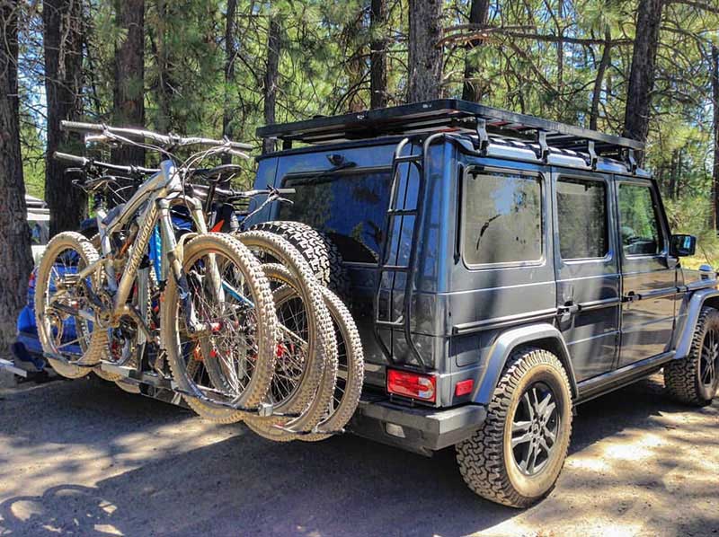 Four Bicycle Carrier for Mercedes and Land Rover