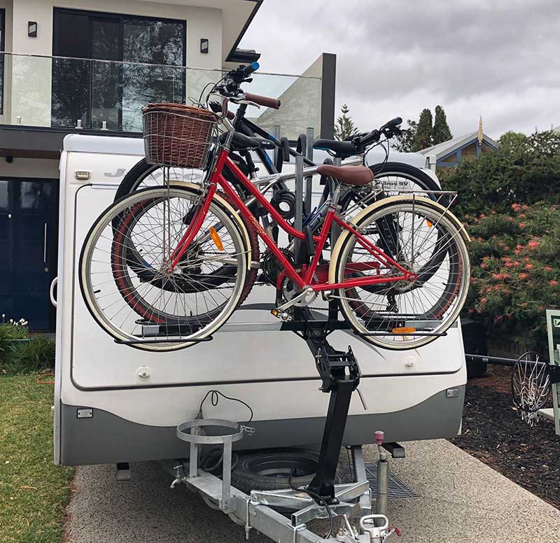 Four Bicycle Carrier for a Toyota and Jayco Expanda