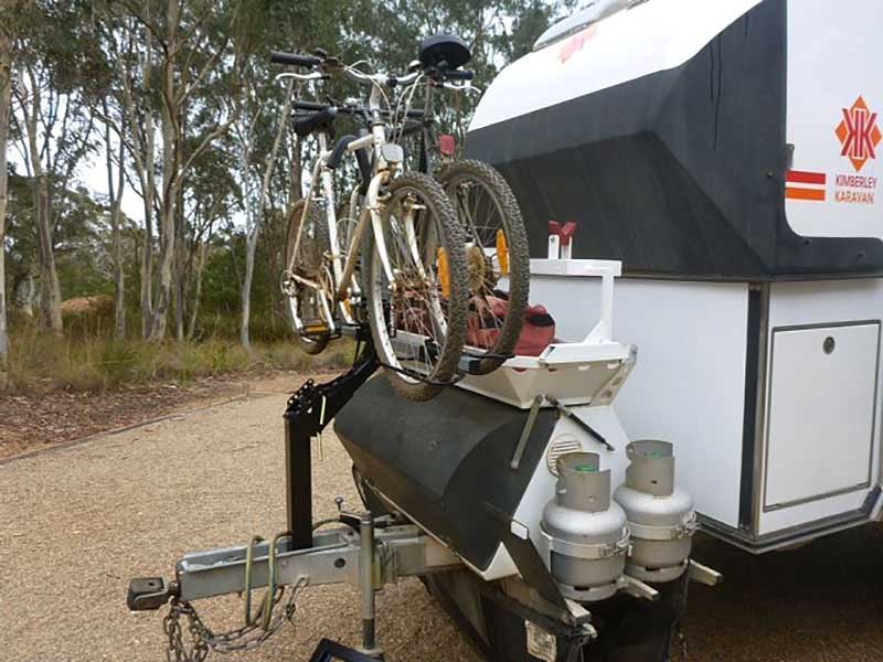 Bicycle Carrier for a Kimberley Eco-Suite Karavan