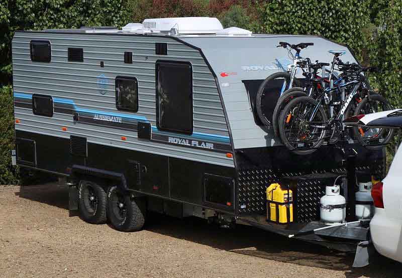 Royal Flair Caravan & Land Cruiser 200 Bike Rack