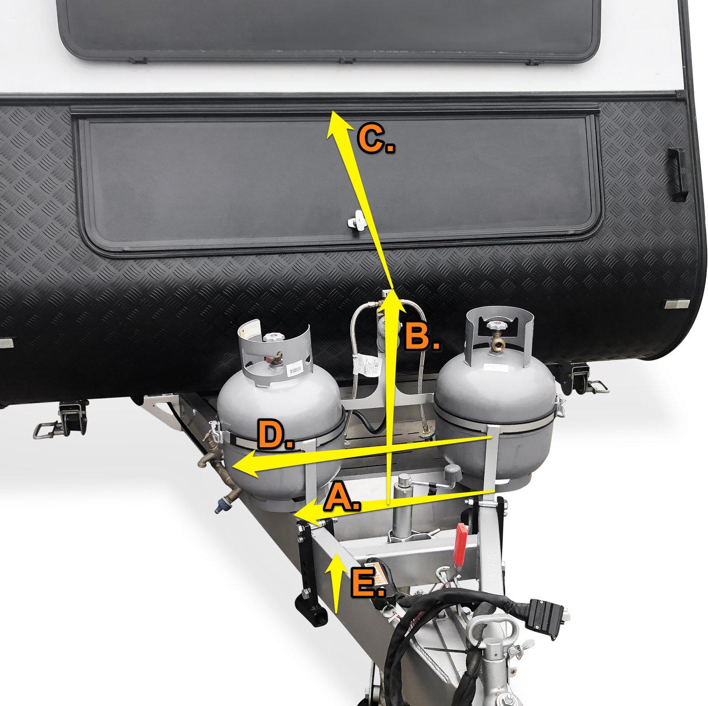 Caravan Bike Rack Measurements