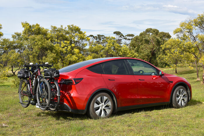 Tesla Bike Rack