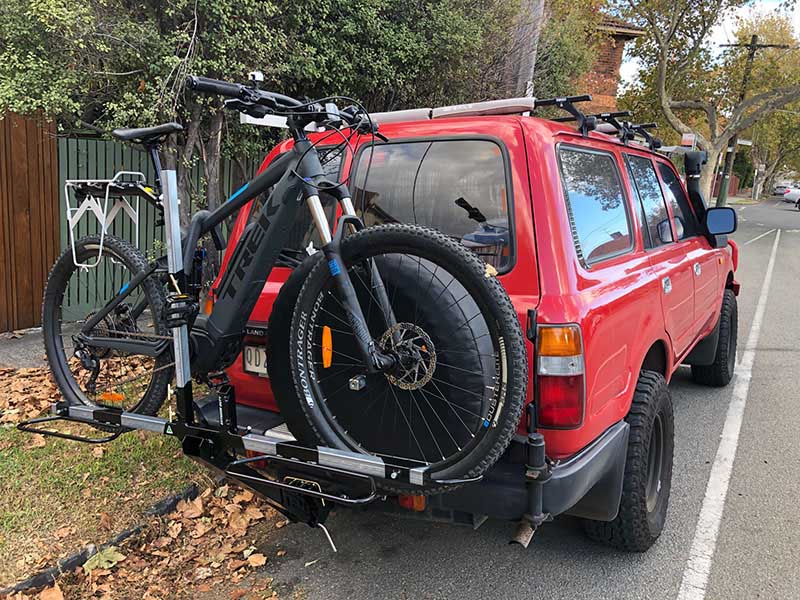 Two Bike Rack for Toyota and Kaymar Wheel Carrier