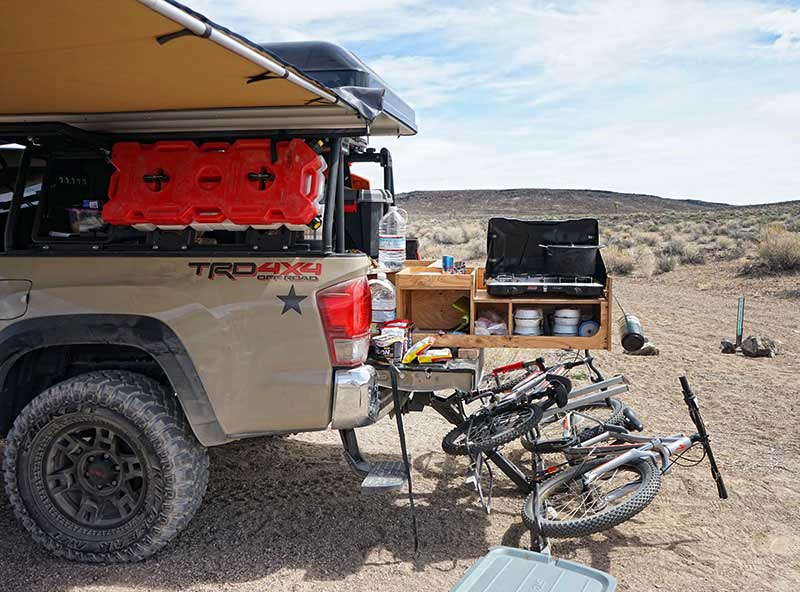 Bicycle Carrier for a Tacoma TRD off road
