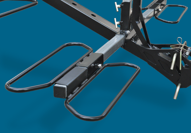 Four Bicycle Carrier Assembly | Compact | 25 Degree